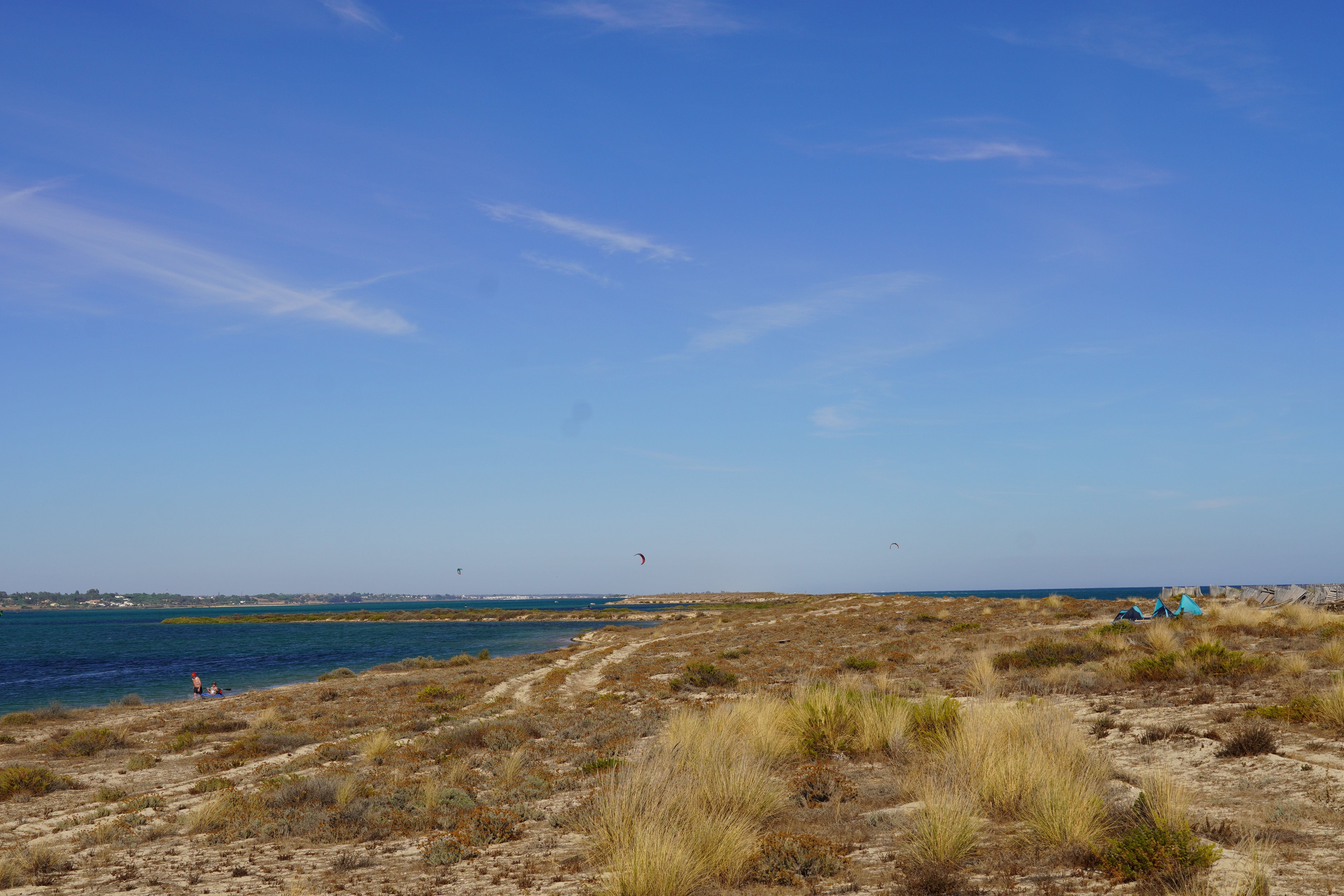 Auf der Praia da Fuseta.