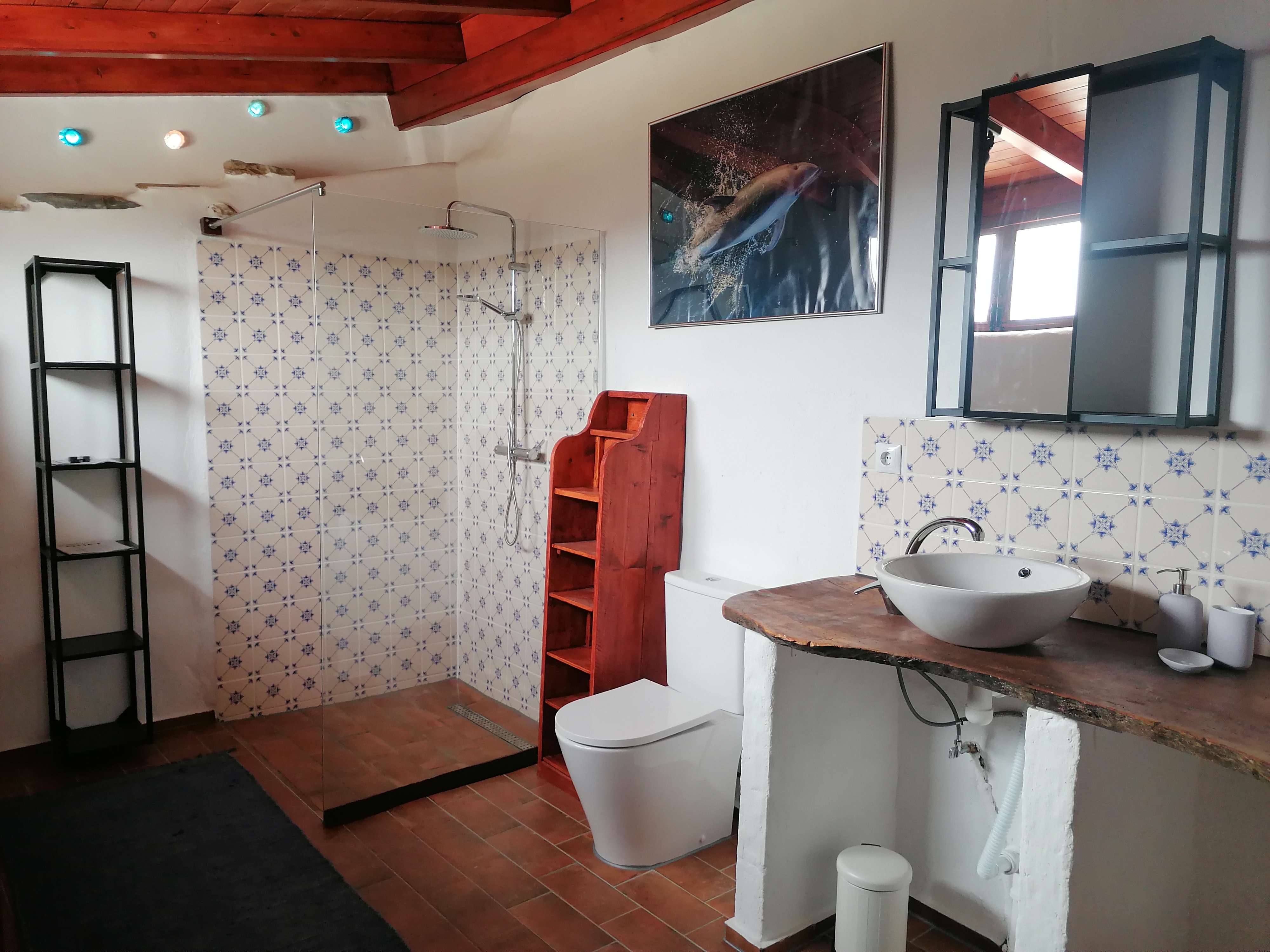 Badezimmer Ferienhaus Monte Corte