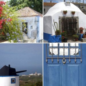 Ein Land in blau und weiss