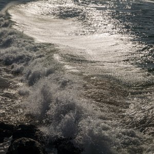 Wellen an der Costa de Caparica