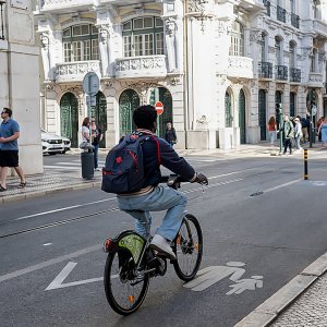 Radfahren in Lissabon